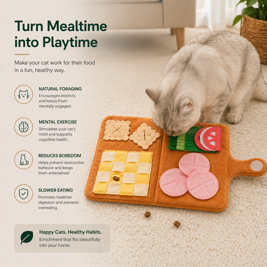 FurFix™ – Pet Sniffing Mat Chew Resistant Plush Toy