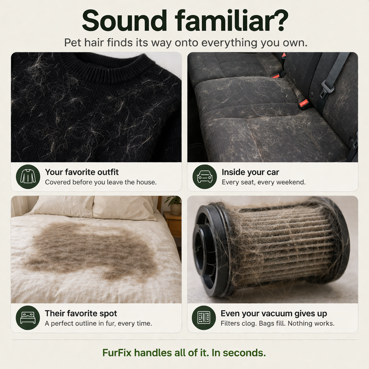 FurFix™ – Reusable Pet Hair Remover