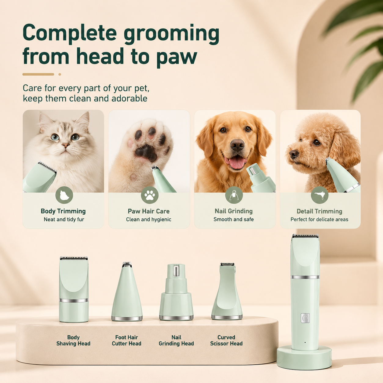 FurFix™ –  4-in-1 Pet Clipper