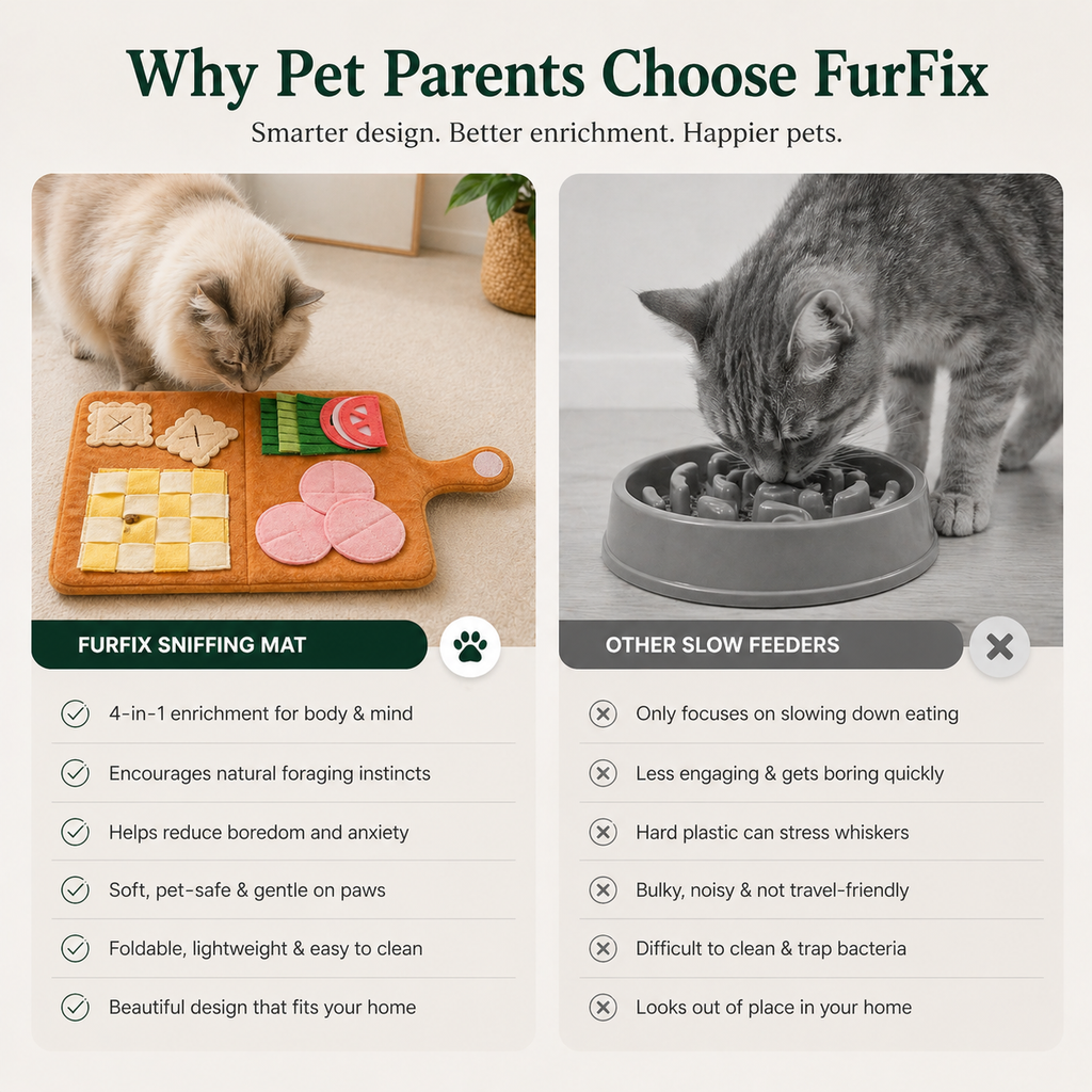 FurFix™ – Pet Sniffing Mat Chew Resistant Plush Toy