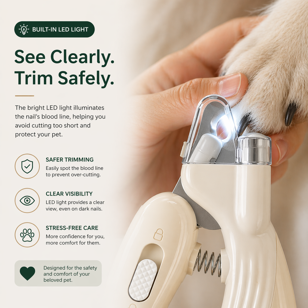 FurFix™ – LED Electric Pet Nail Trimmer