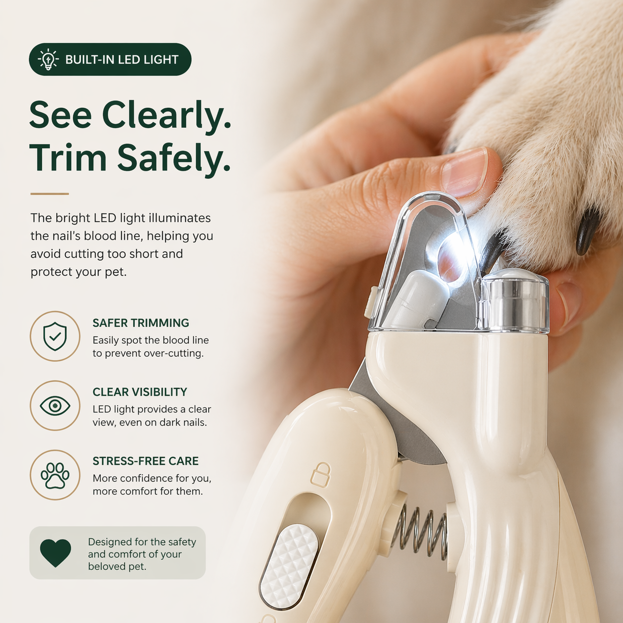 FurFix™ – LED Electric Pet Nail Trimmer
