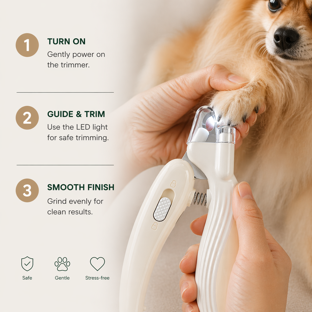FurFix™ – LED Electric Pet Nail Trimmer