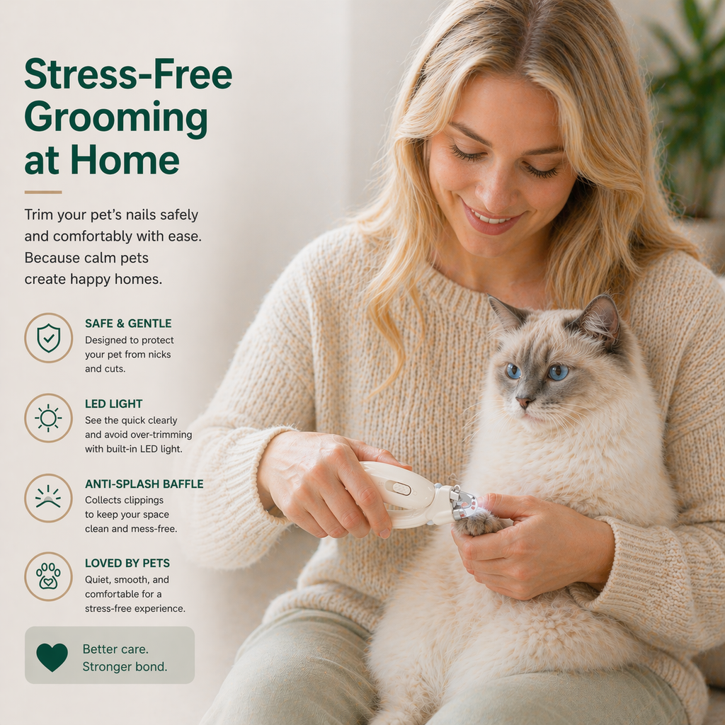 FurFix™ – LED Electric Pet Nail Trimmer