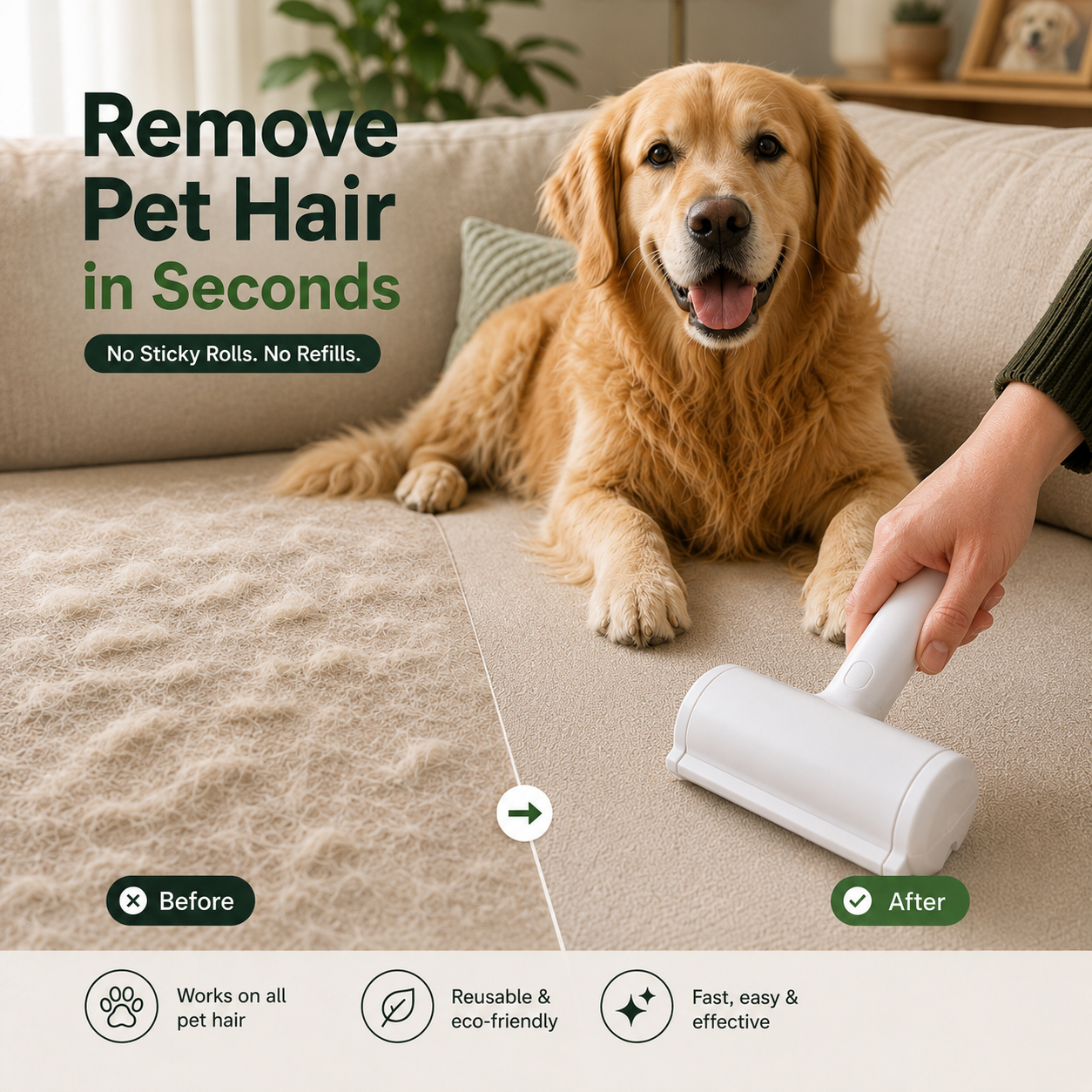FurFix™ – Reusable Pet Hair Remover
